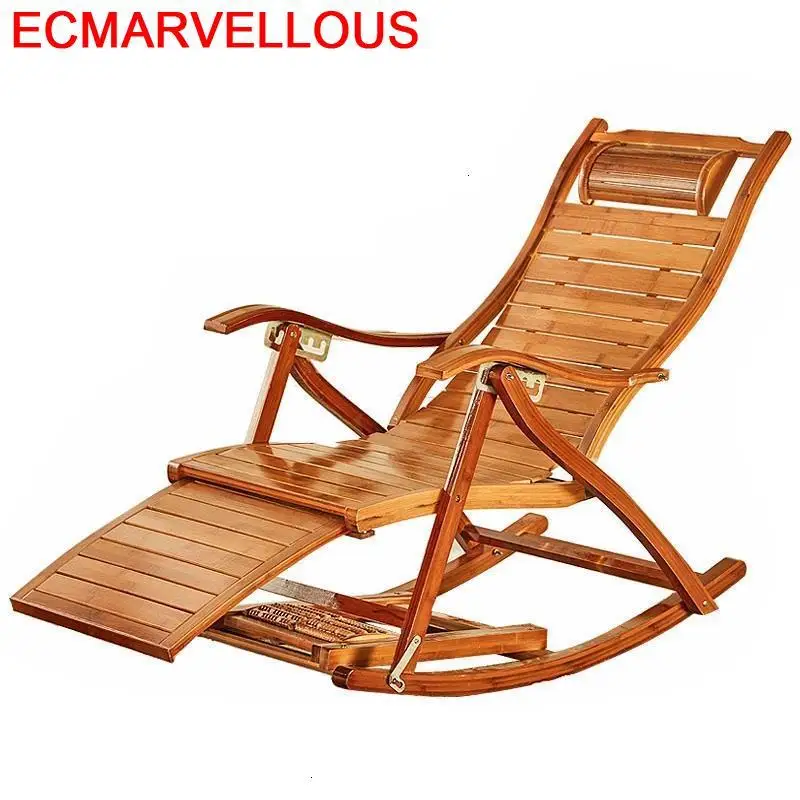 Расслабляющее кресло-качалка бамбуковая складная кровать Sillones imperno Para Sala Cama Plegable
