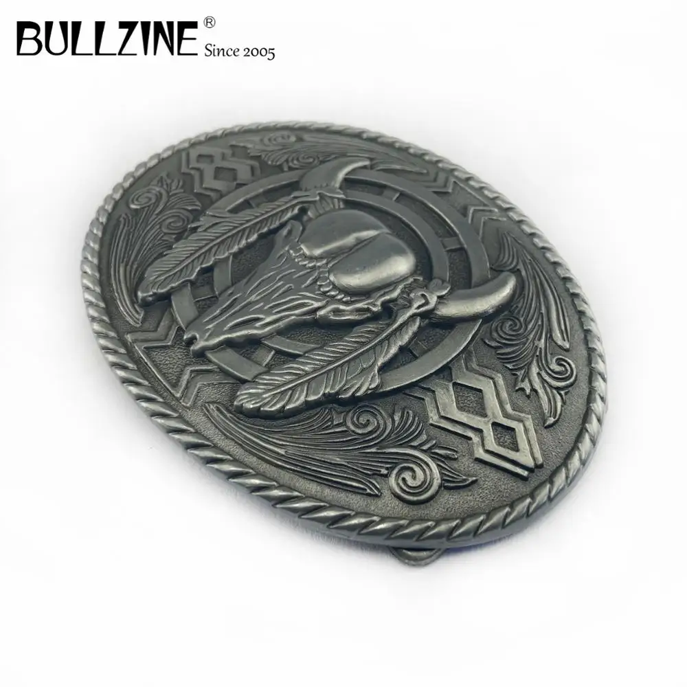 В Bullzine бык пряжка на ремешке с pewer отделка FP-02847 подходит для детей возраст от 4 см