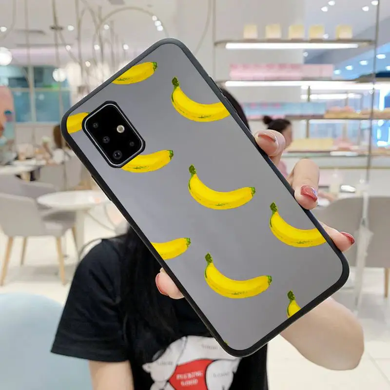 

interesting fruit banana Phone Case For Samsung A6 A7 A8 A10 A11 A20 A21 A30 A31 A40 A50 A70 A80 A91 Plus S E Cover