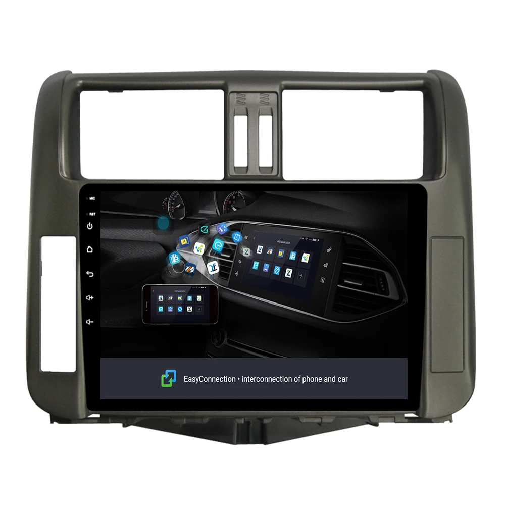 2.5D + IPS 2 din Android 10 автомобильный DVD радио мультимедиа для Toyota Prado 2011-2013 Авто Радио