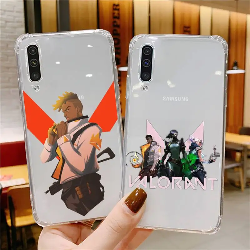 

valorant Phone Case For Xiaomi Mi 11 Ultra Lite 10 Redmi Note 9 8 7 9a K30S K40 Pro Transparent Coque