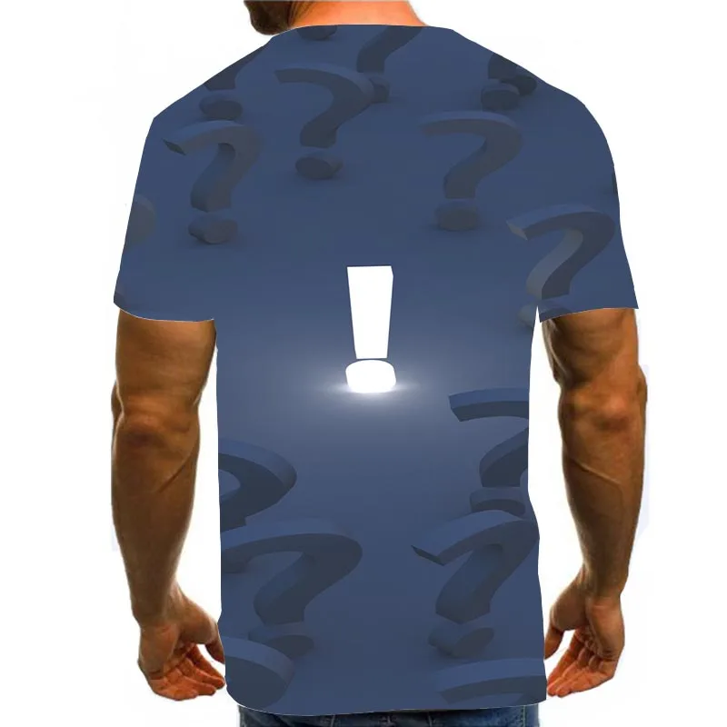 

Men's Graphic T Shirts 3D Print Shirt Summer Tees Fuuny Pattern Tops Gray