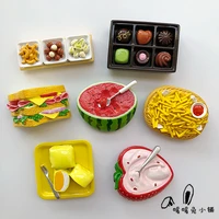 creative cartoon watermelon fruit food refrigerator decorative magnetic stickers magnetic stickers magnetic stickers