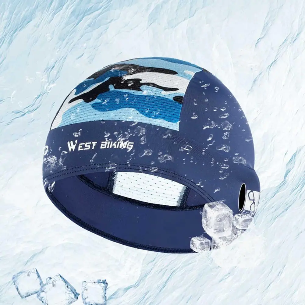 Шапка с охлаждающим черепом дышащая впитывающая пот Спортивная для улицы