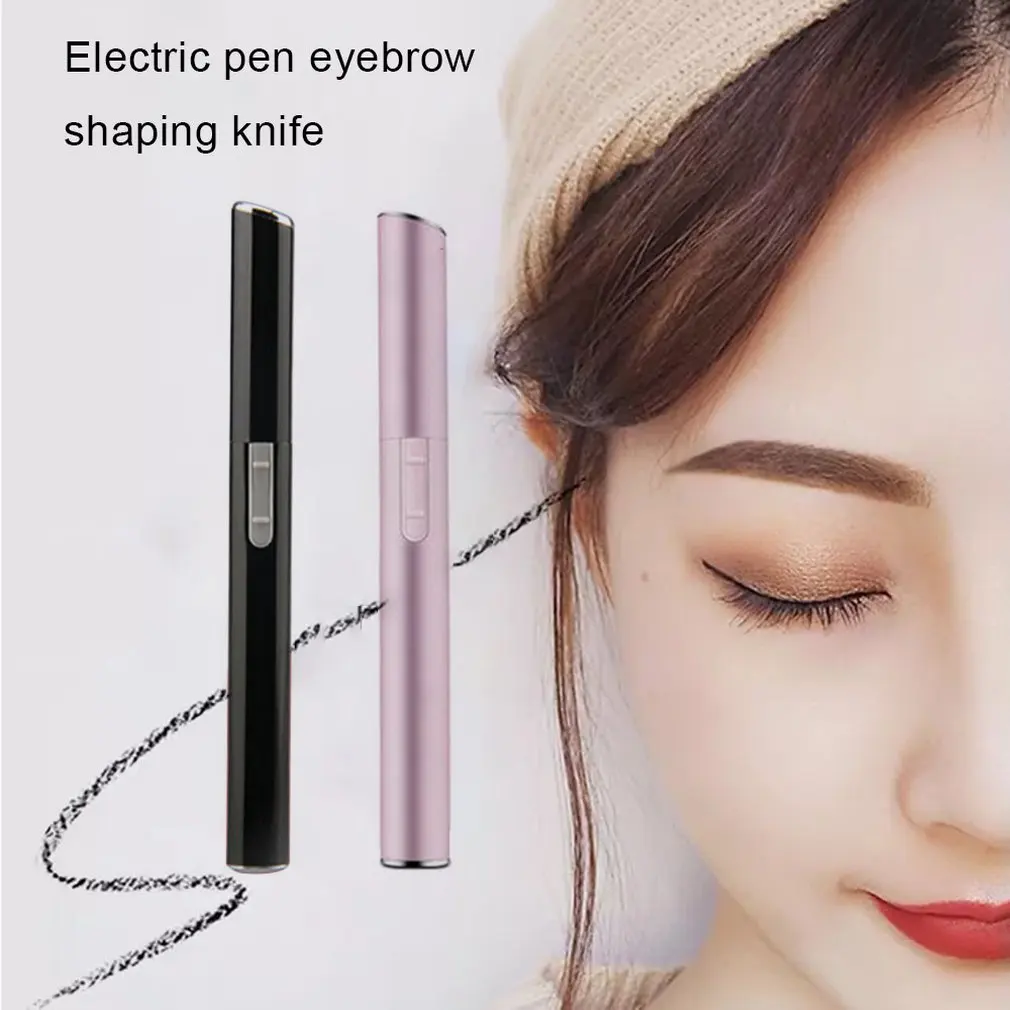 Женский портативный размер электрический триммер для бровей Дамская бритва