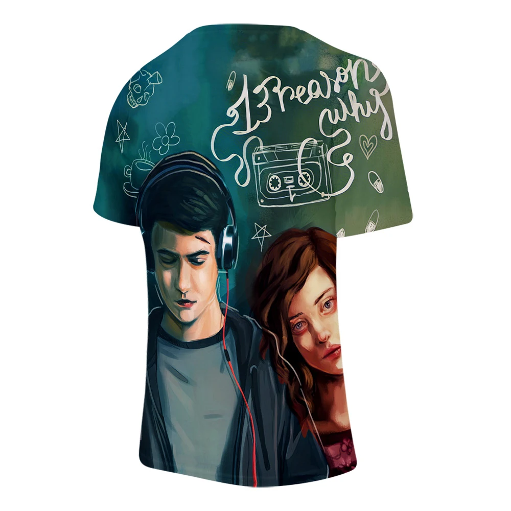 Футболка Мужская/женская с 3D принтом модный брендовый топ коротким рукавом 13