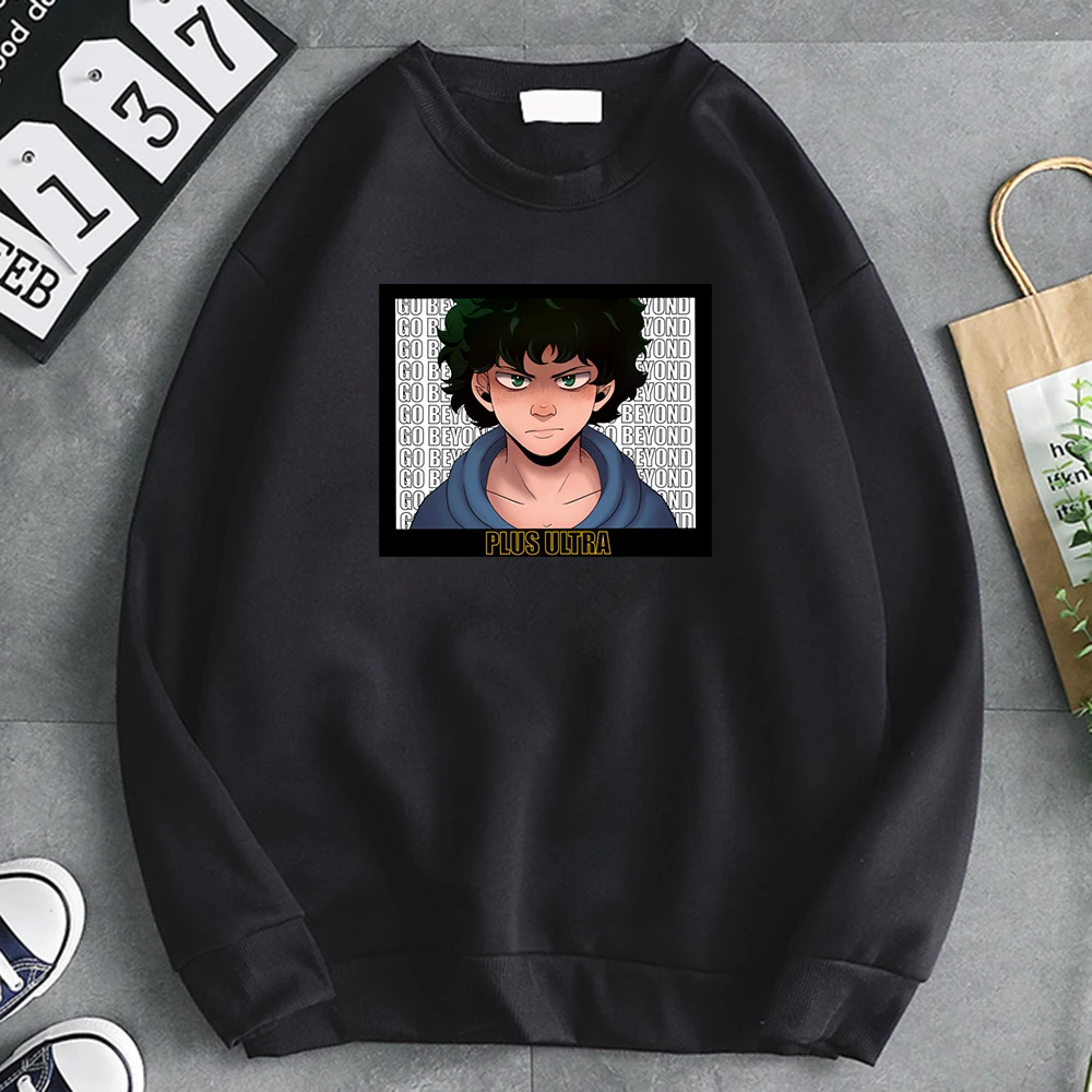 

Толстовка с капюшоном My Hero Академия для мужчин Midoriya Izuku Fanart Мужская толстовка Корейская уличная Мужская толстовка аниме хип-хоп теплая одеж...