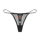 Забавные милые Хэллоуин с зарядкой от аккумулятора, женские кружевные прозрачные стринги, рождественские трусики, нижнее белье CYWHR