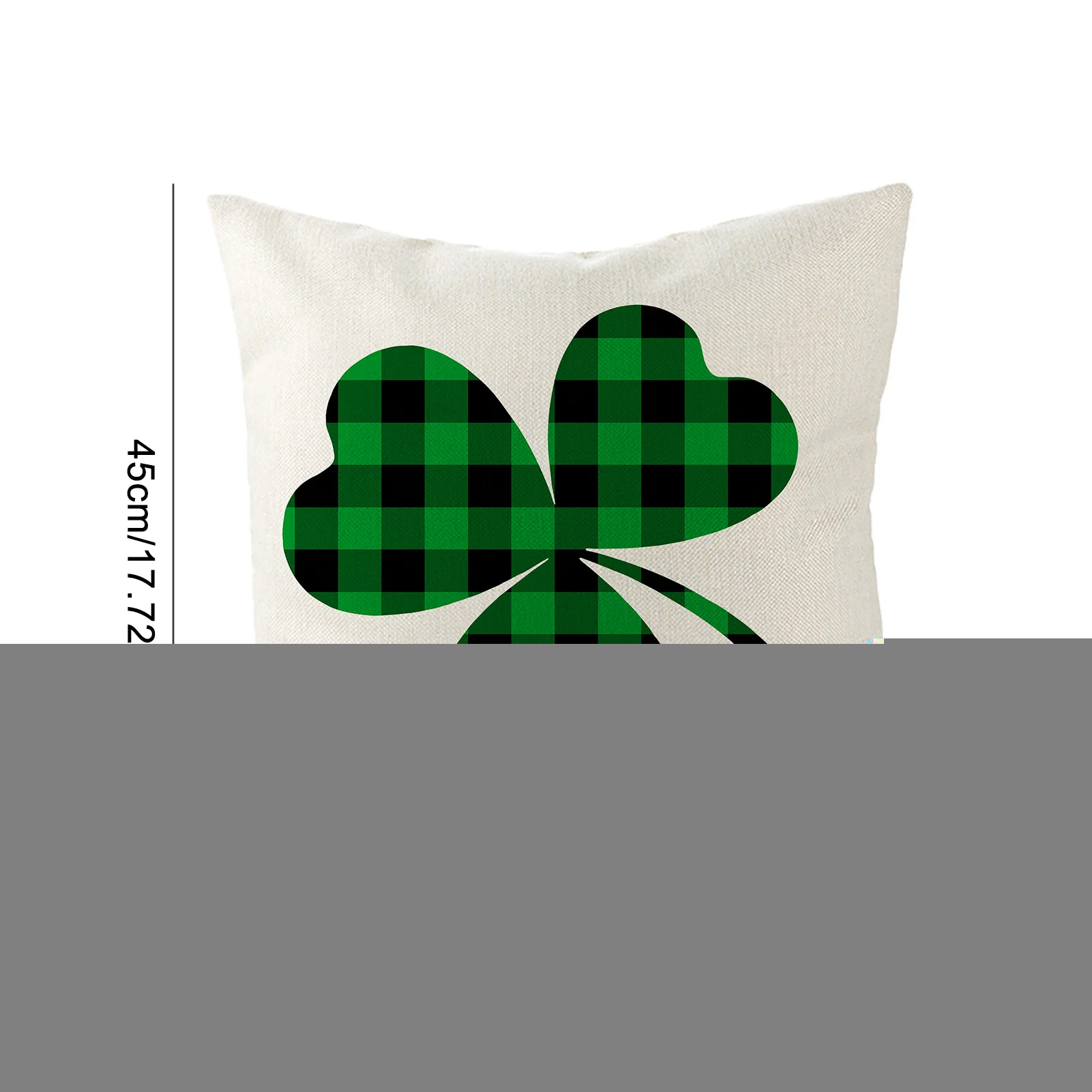 

Happy St.Patricks Day Cushion pillow cover Decoration Spring Green Leaves Decor pillow case Tropical Hawaii Party Decor