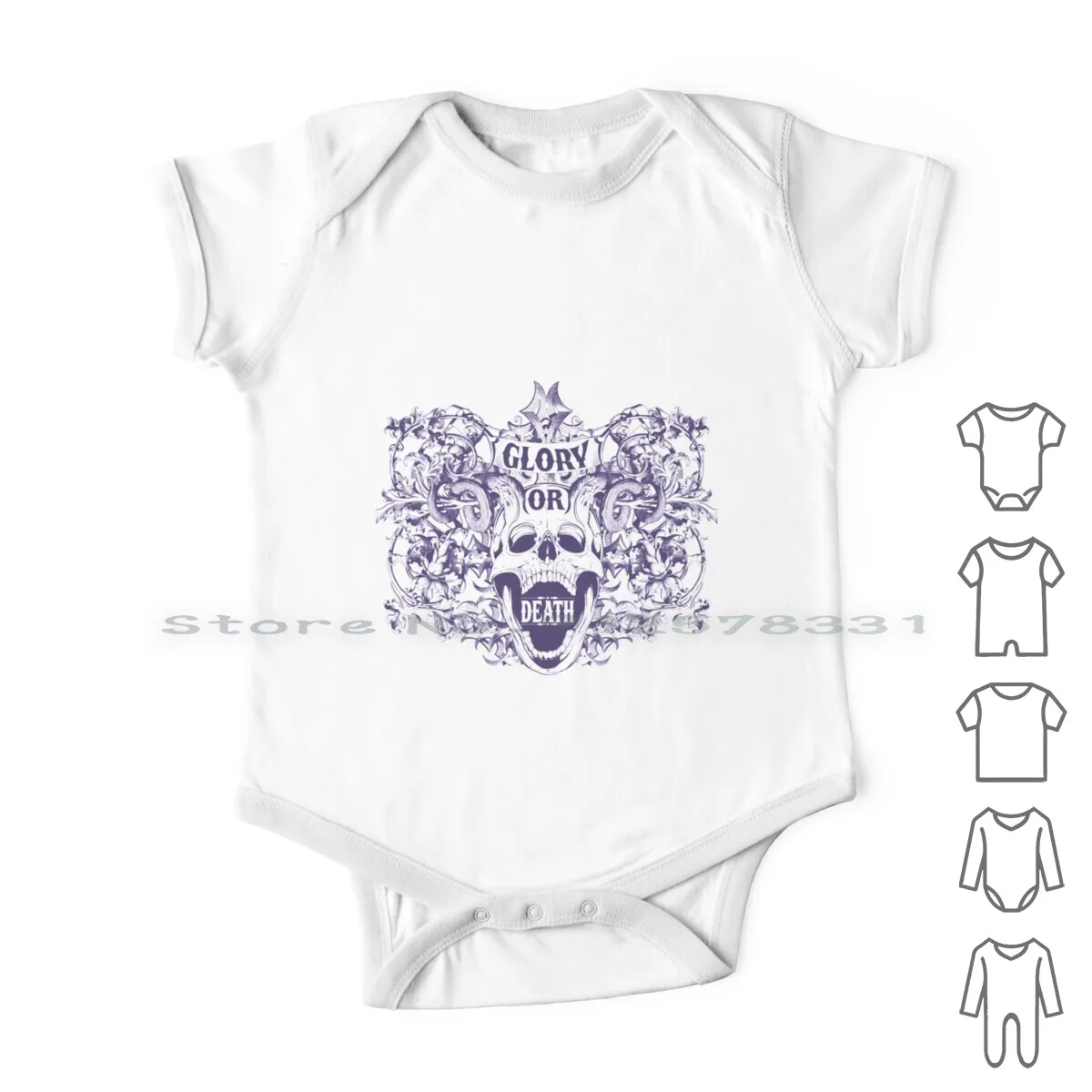 

Glory Or Death Newborn Baby Clothes Rompers Cotton Jumpsuits Fame Or Death Bush Skull Drawing Skull Tattoos Skull And Bones
