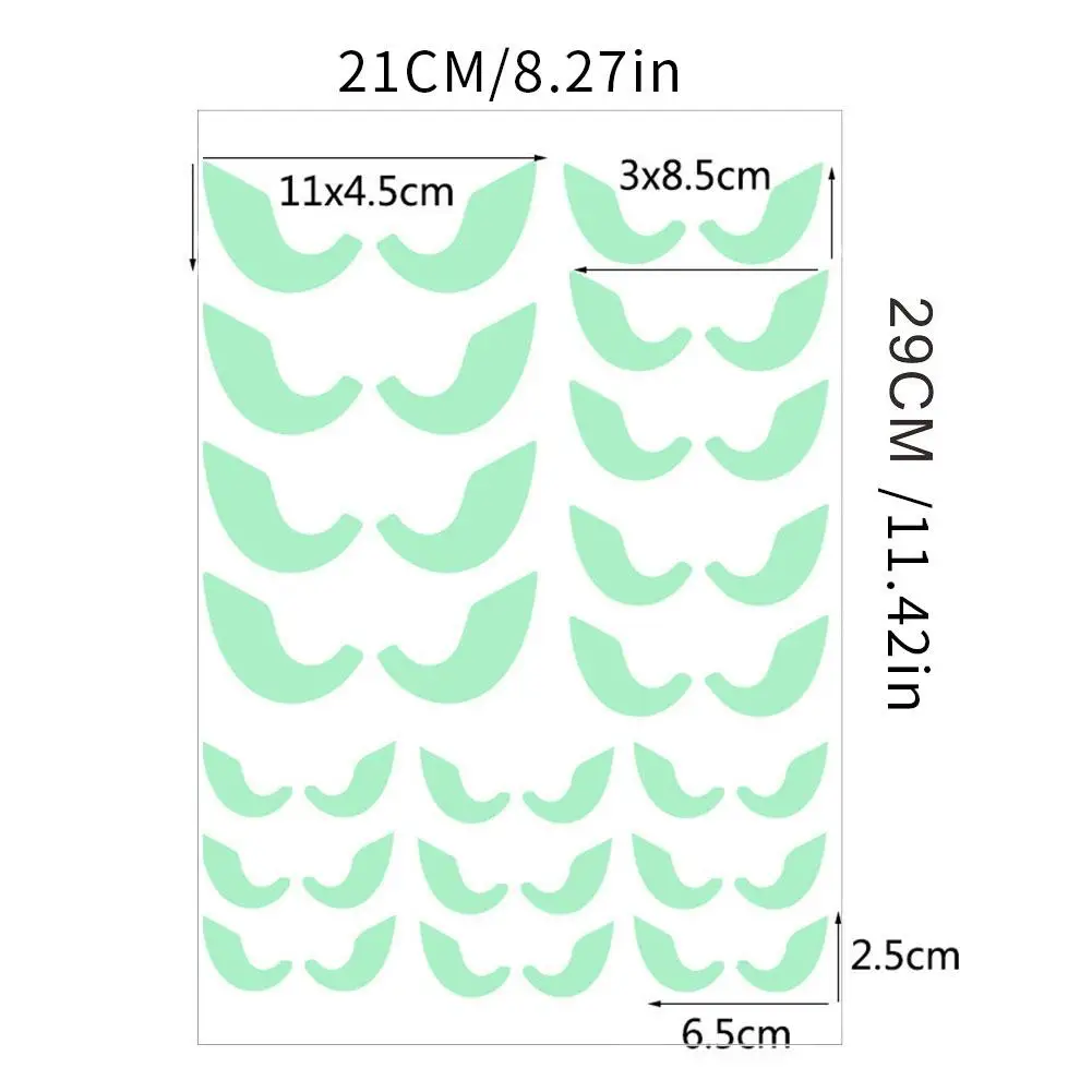 1 комплект на Хэллоуин светящиеся наклейки обои для глаз флуоресцентные стену
