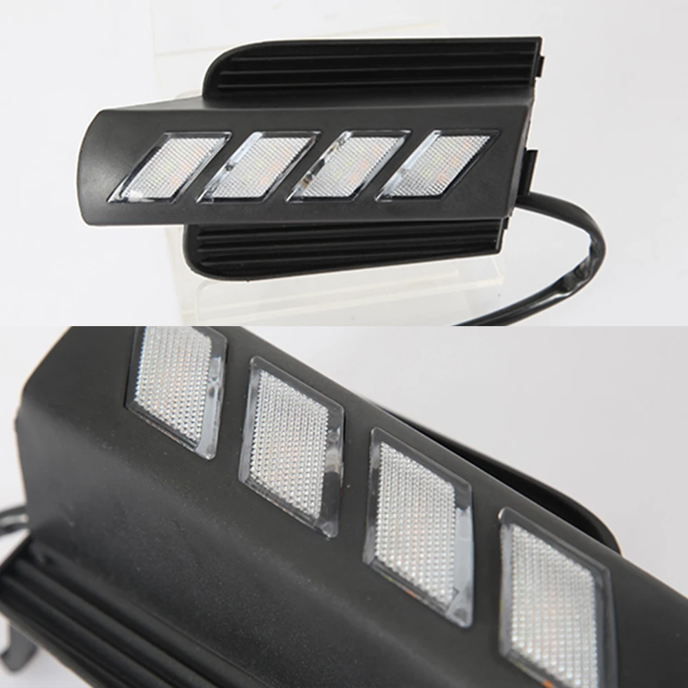 Car Flashing for Toyota Prado 120 LC120 GRJ120 2003~2009 LED DRL Daytime driving Running Light Daylight bumper light accessories |