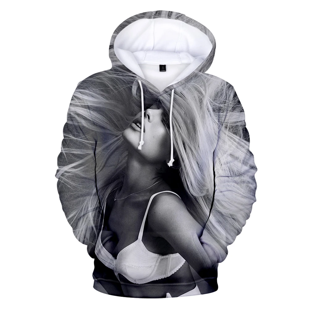 

Casual Hoodies Ariana Grande 3D Printed sweatshirts Women/Men Long kpop Sleeve 3D Hooded women Sweatshirt Casual child Clothing