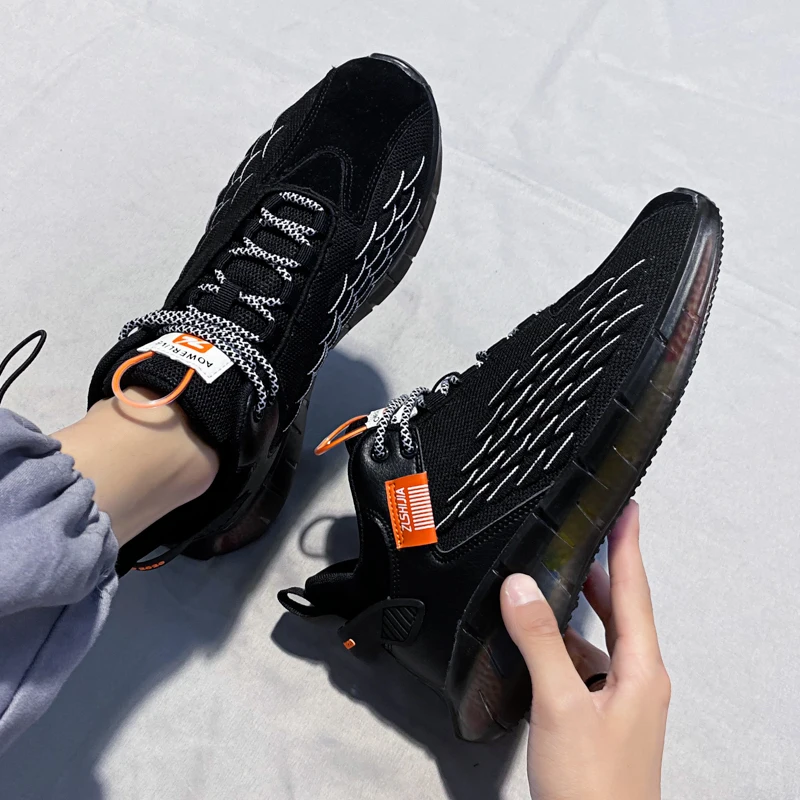

Men's Casual Fashion Trend Shoes Outdoor Sports Running Basketball High Quality foot wear comfortable Mesh Adult Male Sneakers