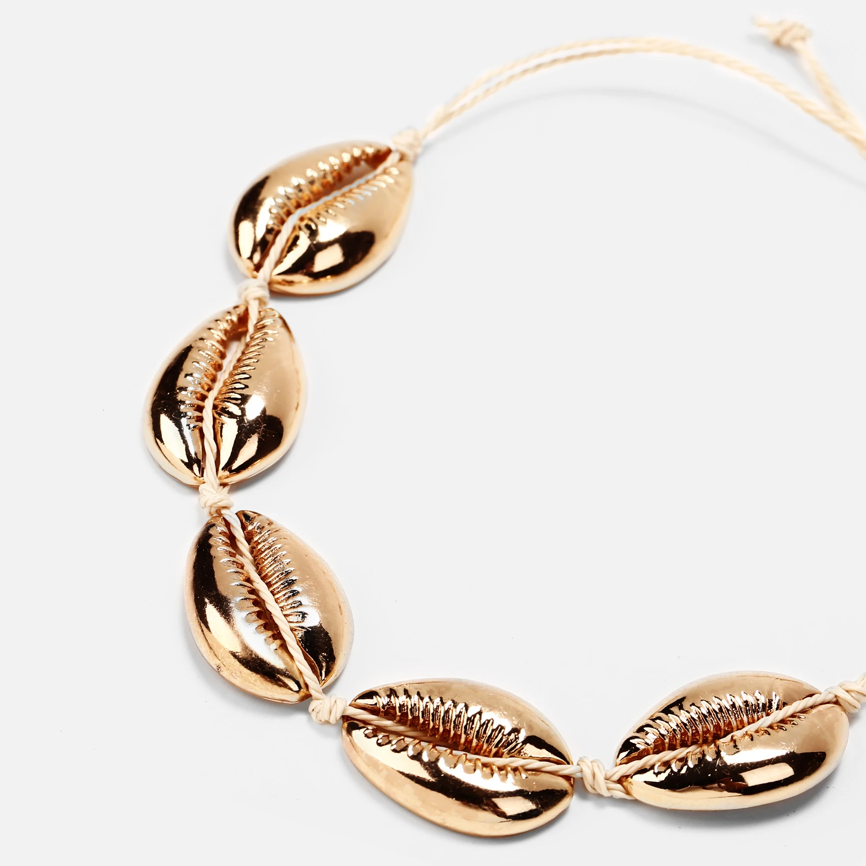 Europe and the United States new cross-border alloy shell foot chain creative simple beach seaside five chains | Украшения и