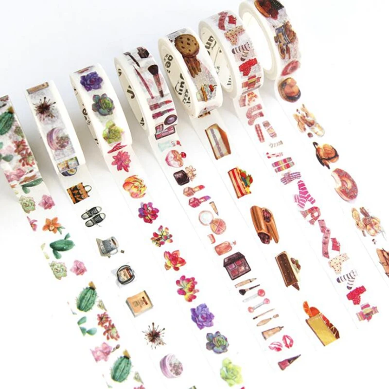 Декоративная Васи лента маскировка кактуса школьные принадлежности рукоделие