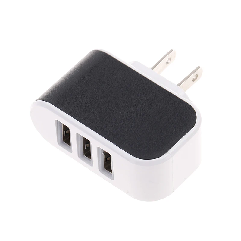 3 портовый usb хаб 5 в 1 А адаптер зарядного устройства стандарта ЕС/США 110 240 В