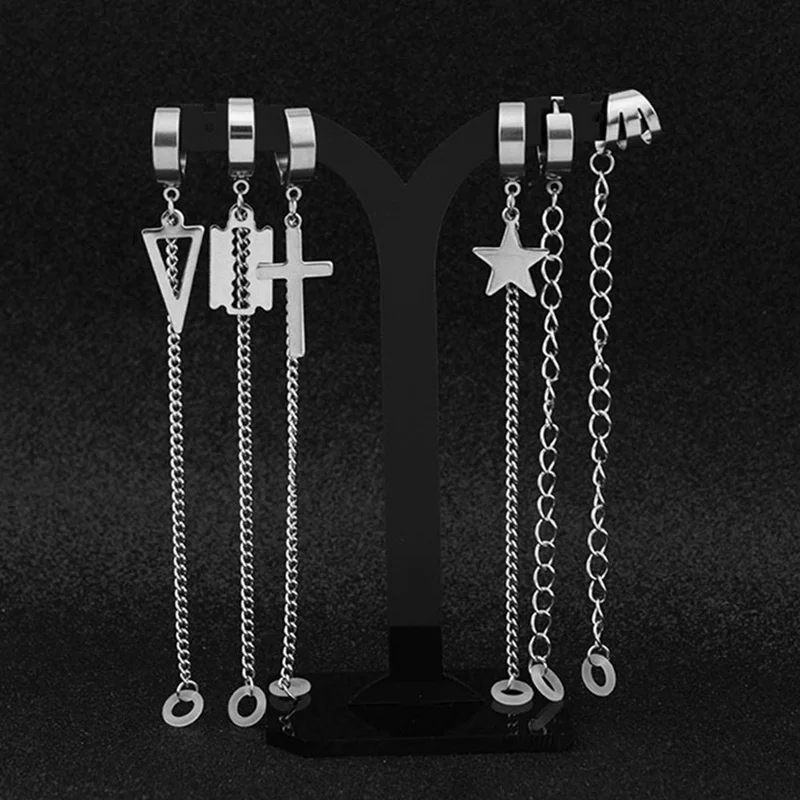 1 шт. аксессуары для наушников из нержавеющей стали с защитой от потери серьги