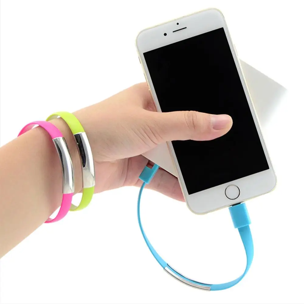Зарядный кабель Micro USB браслет для передачи данных мобильного телефона