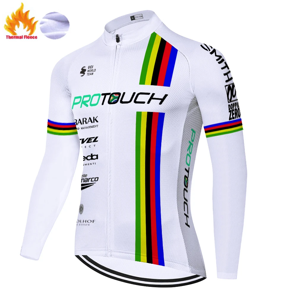 Мужская зимняя Трикотажная футболка с длинным рукавом для велоспорта|Майки