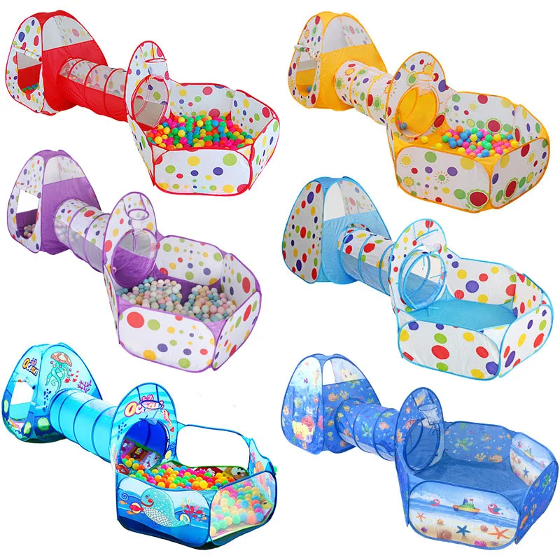 

Large Children’s Tent Baby Playpen Portable Ball Pool Balls Pit Crawling Tunnel Folding Kids Dry Pool Birthday Gift Toddler Toys