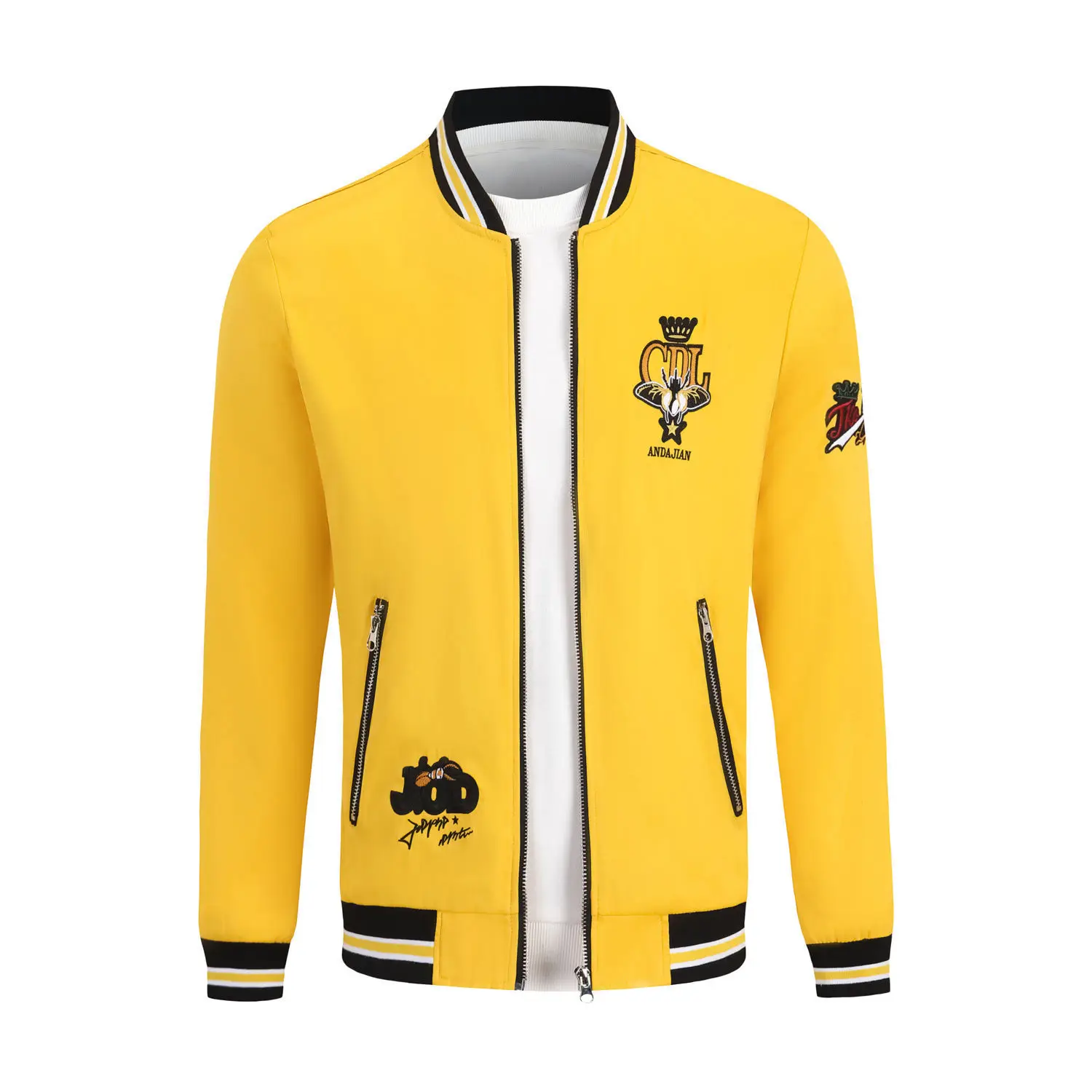 

Men's Spring and Autumn Coat Male Students Korean Fashion Sports Embroidered Baseball Suit 2021 New Jacket Men's Wear