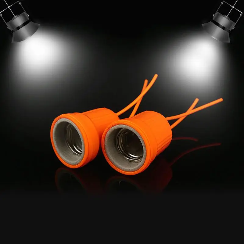 E27 керамический водонепроницаемый держатель основа винтовая Лампа патрон лампы