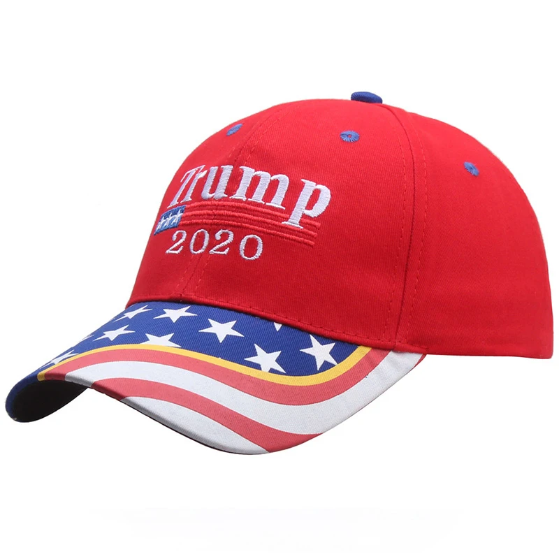 Новинка 2020 Кепка Дональд Трамп с 3D вышивкой Флаг США бейсбольная кепка со