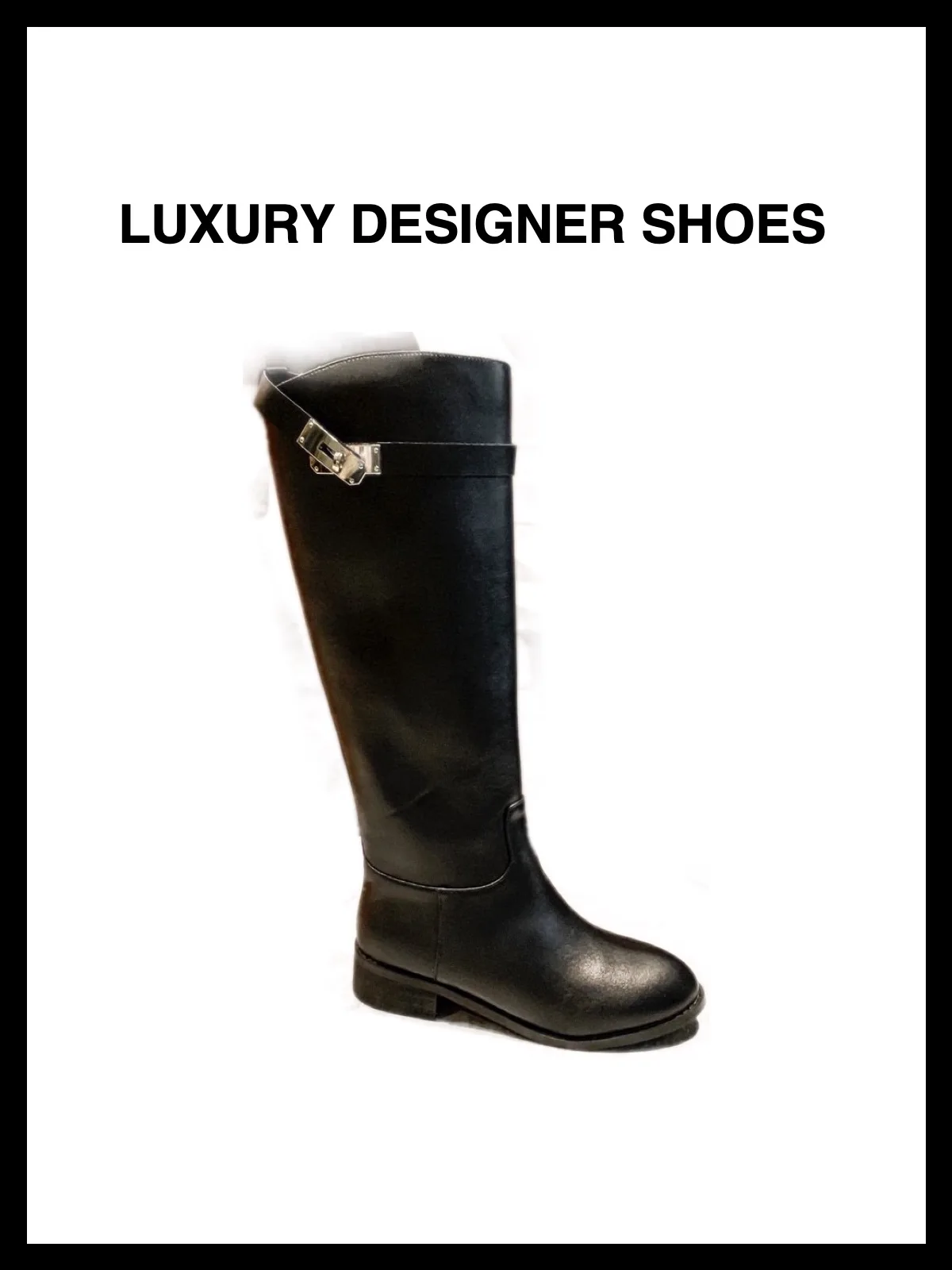 

Luxury Designer Shoes Women Chelsea Boots Top Quality Knee High Low Heeded Boots Genuine Leather