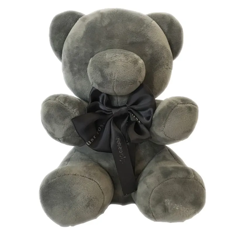 

Cute Gray Bear Hugs Rose Bear Sweetheart Bear Holiday Gift for Girls