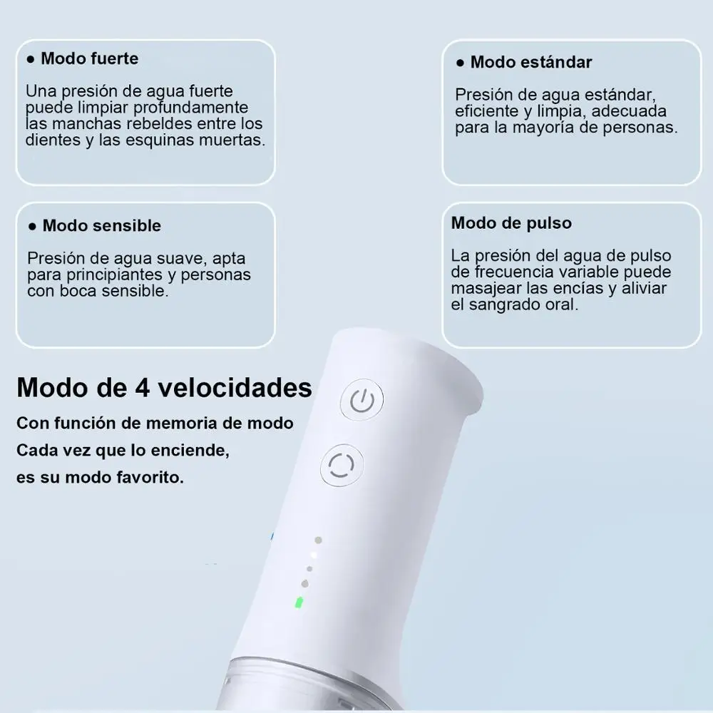 Электрический ирригатор полости рта Xiaomi Mijia 200 мл IPX7 водонепроницаемый и