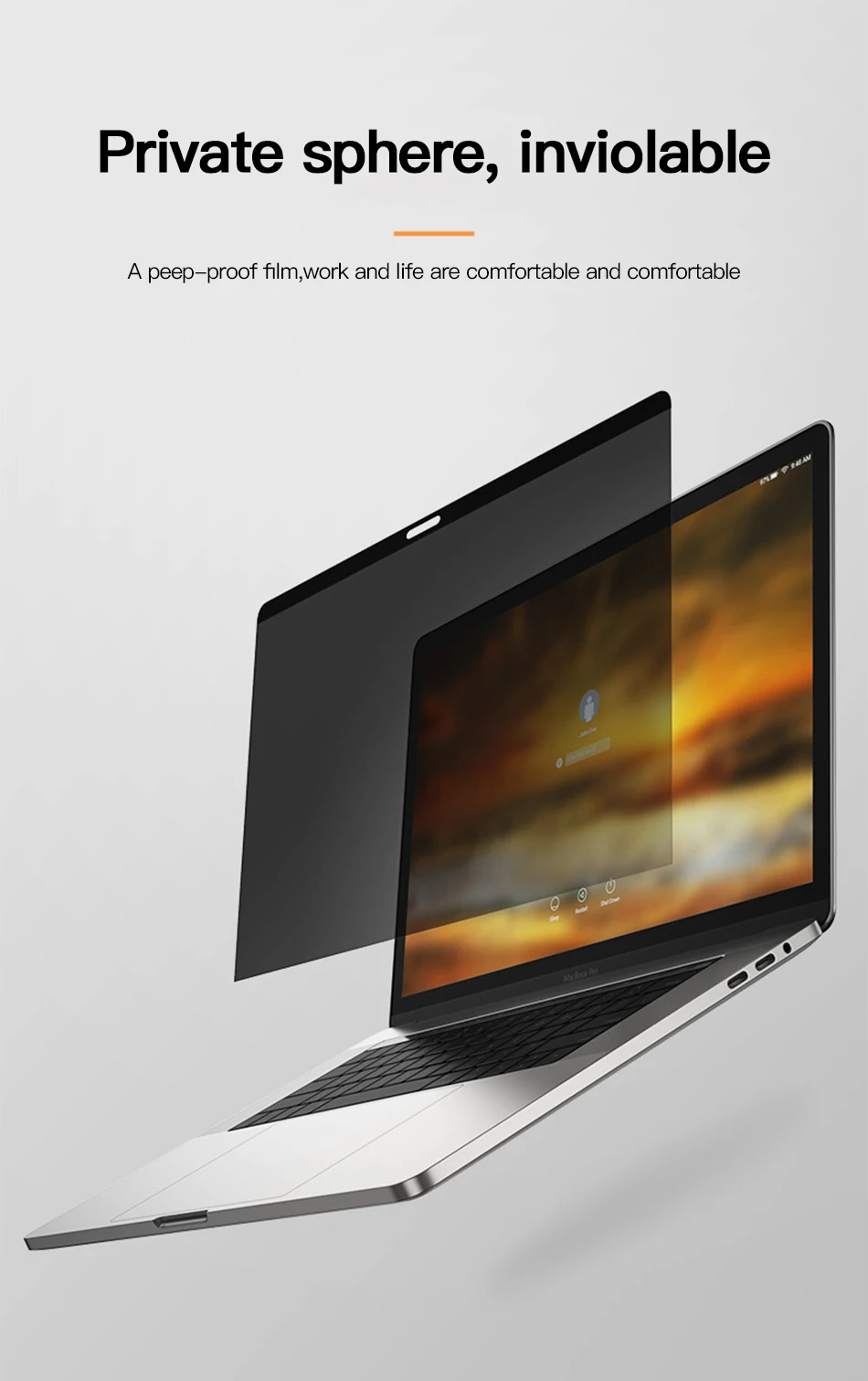Benks магнетический Анти-шпион Экран Защитная пленка для Apple Macbook Тетрадь 12/13/15 дюймов Полная защита конфиденциальности для Air13 Pro retina