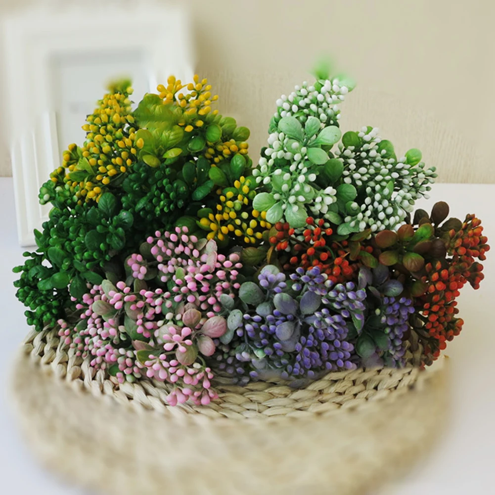 1 шт. искусственные фрукты бонсай из цветов завод DIY Свадебные вечерние