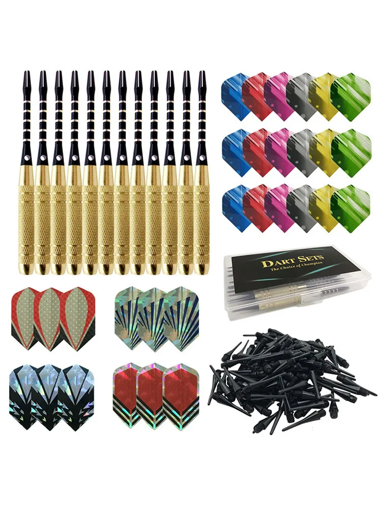 

Дротики с мягким наконечником с полетами и 100 мягких наконечников для электронных досок развлечения в офисе и дома