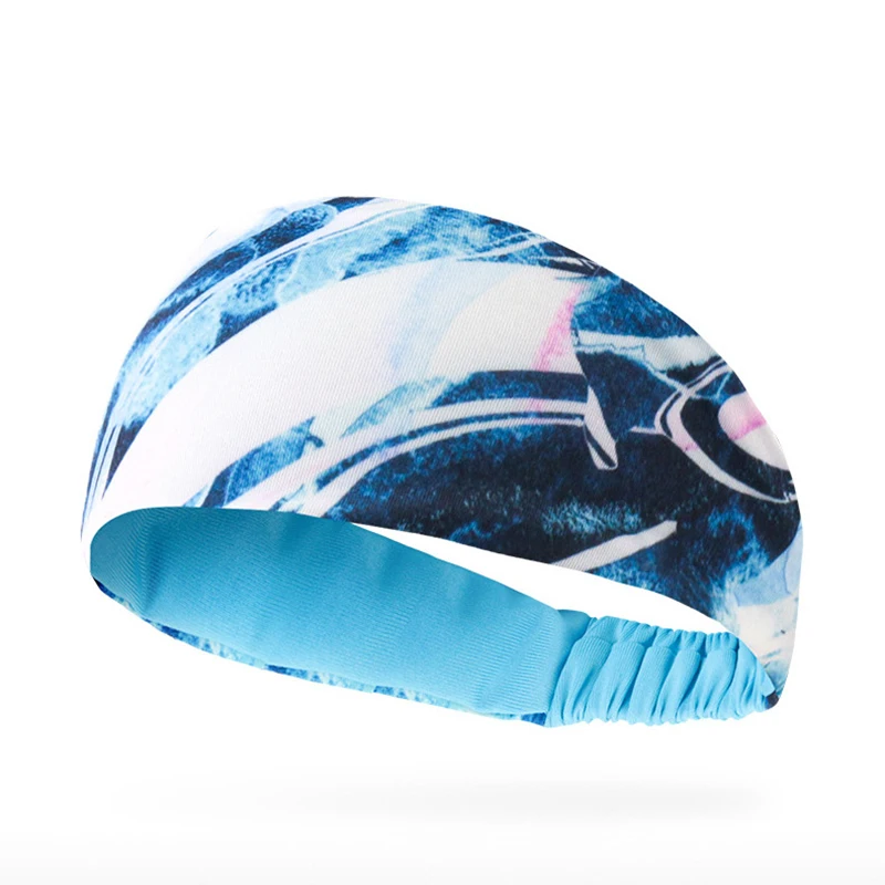 Повязка для волос йоги Спортивная на голову из лайкры поглощение дыхания и пота