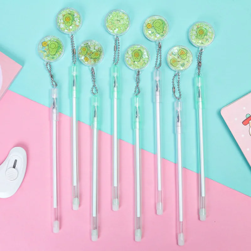 Авокадо гелевые ручки кавайные канцелярские принадлежности Новинка Симпатичные