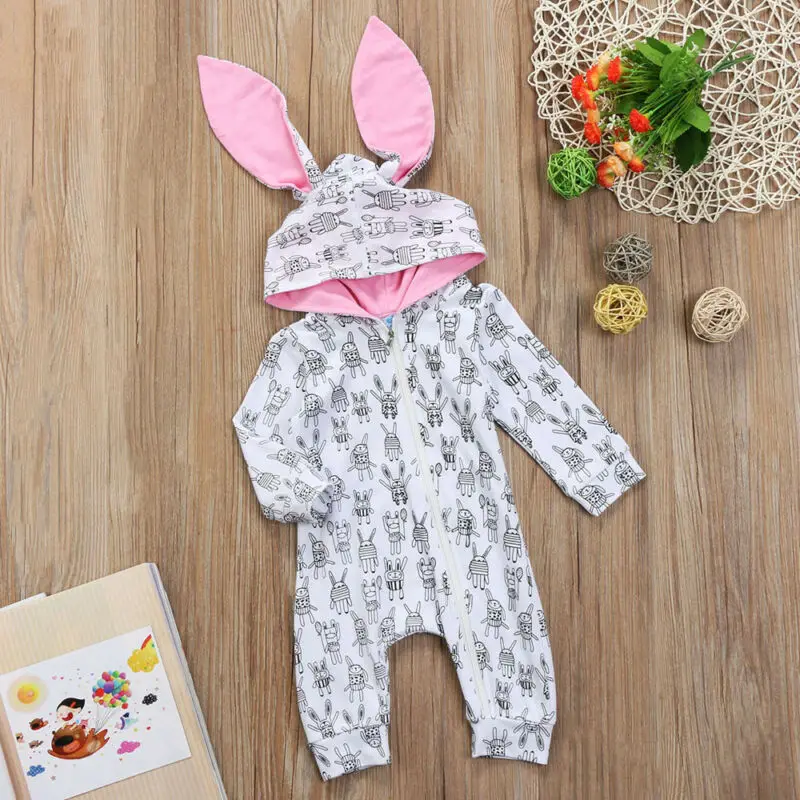 Pudcoco/2019 г. Зимние детские комбинезоны пальто Одежда для младенцев с принтом