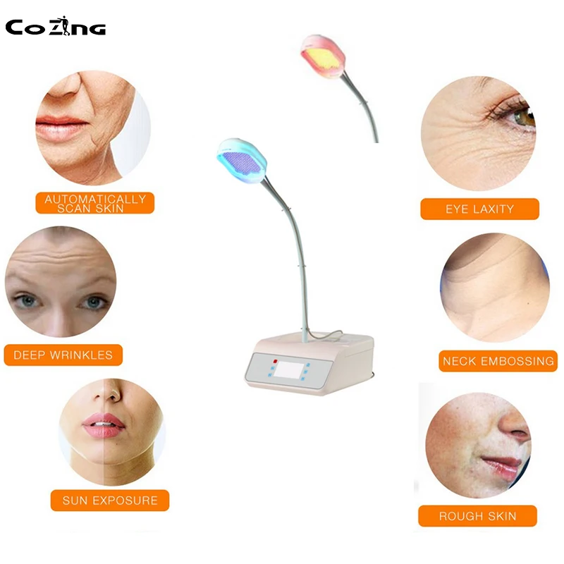 

Physiotherapy Therapy Led Light Photon Skin Rejuvenation Instrument Red & Blue Light Whitening Skin Care Beauty Apparatus