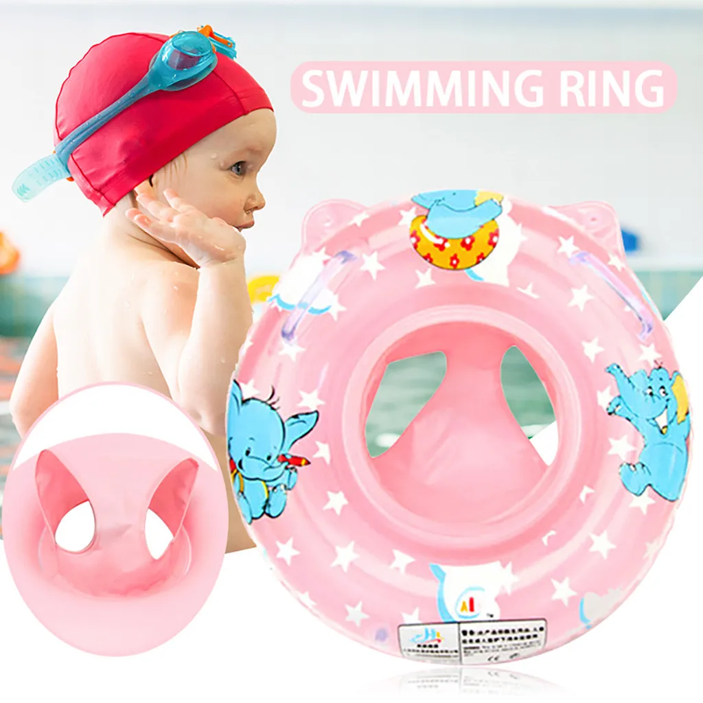 

Новинка, двойная ручка, регулируемое кольцо для плавания, надувные кольца для бассейна для младенцев, Детские Кольца для плавания