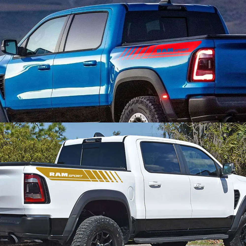 Автомобильные наклейки для Dodge RAM Sport пикапа заднего багажника боковые