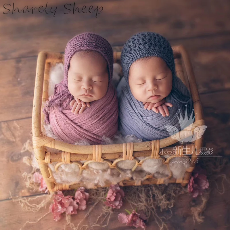 Реквизит для фотосъемки новорожденных студийная корзина детская кровать