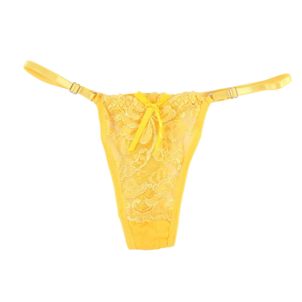 Сексуальные женские кружевные сетчатые трусики стринги с низкой талией и