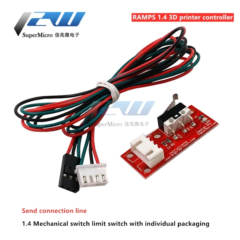 Запчасти для 3D принтера ограничительный переключатель с ЧПУ конечный стоп