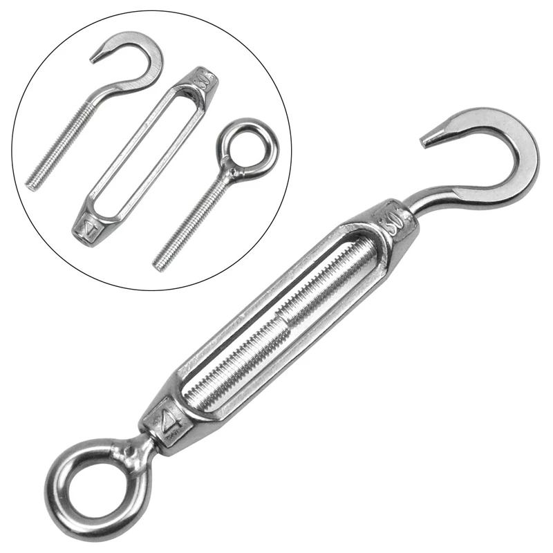 Натяжитель проводов M4 6 шт. регулируемый натяжитель крючок из нержавеющей стали