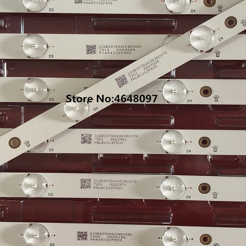 614 мм 7 светодиодный Подсветка лампы Газа 32 &quotТВ LBM320P0701-FC-2 32PFK4309 32PHS5301 TPT315B5