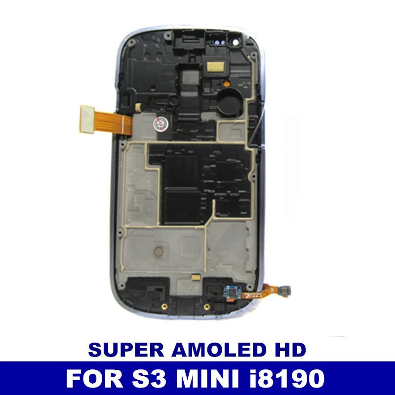 100% протестированный супер AMOLED для Samsung Galaxy S3 Mini i8190 ЖК дисплей сенсорный экран