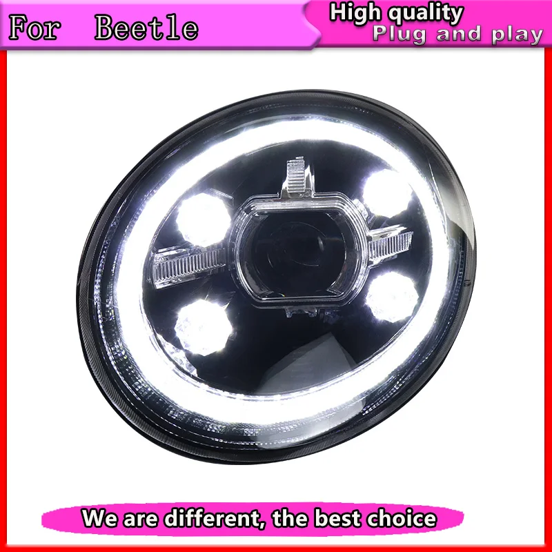 

Car Styling for VW Beetle Headlights 2013-2020 Beetle LED Headlight DRL Head Lamp LED Projector High Low Beam Accessories