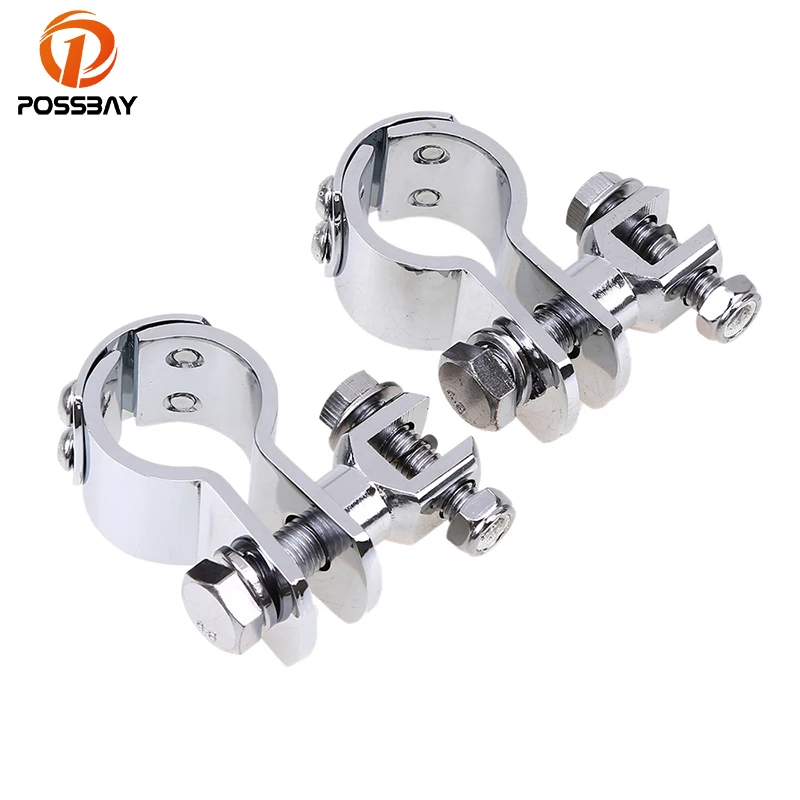 

POSSBAY 1-1/4 "32 мм опорные зажимы для мотоцикла Harley Davidson electra, крепление для скутера, подножек, защита двигателя, адаптер