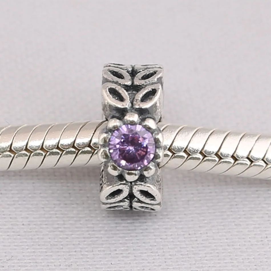 Аутентичные бусины S925 Сделай Сам Ювелирные изделия листья разделитель талисманы