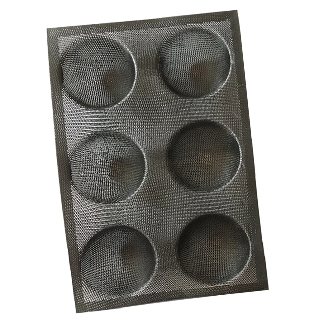 Силиконовые формы для гамбургеров MagiDeal пекарская булочка выпечки хлеба с 6